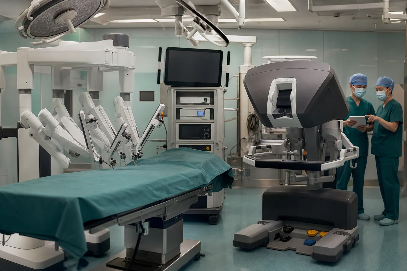 Robotic surgery technology in a modern operating environment